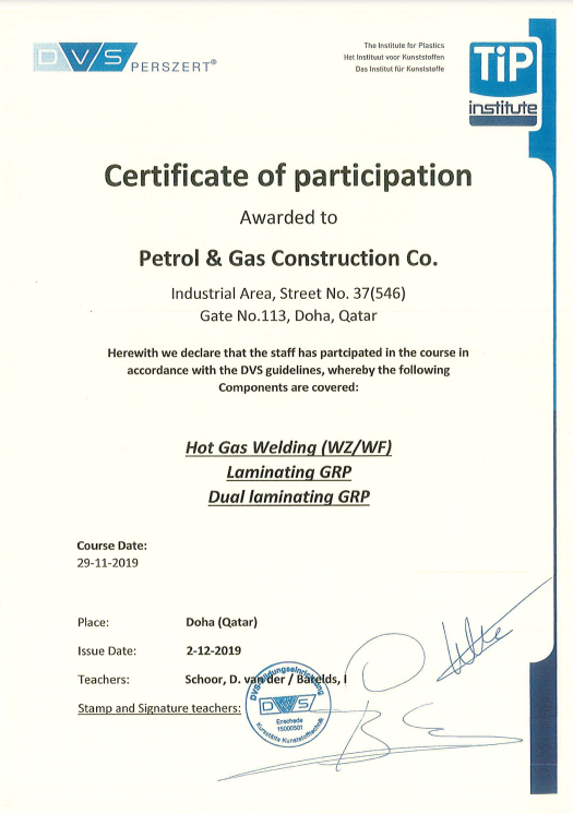 ISO 9001:2015 Certificate